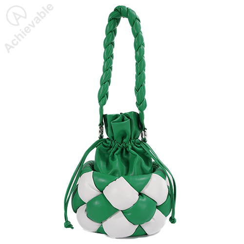 Stylish Weaving Bucket Bag For Fashionable Women