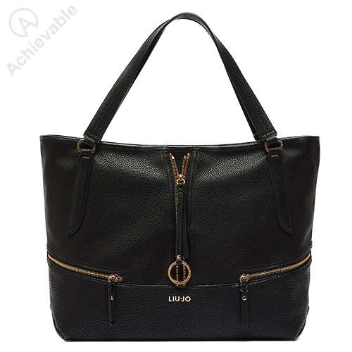 Double zipper big Tote bag Woman 